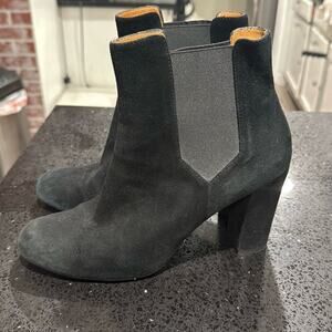IRO Womens Eidem Black Suede Chelsea Boots Size 40 Preowned Equivalent to US 40